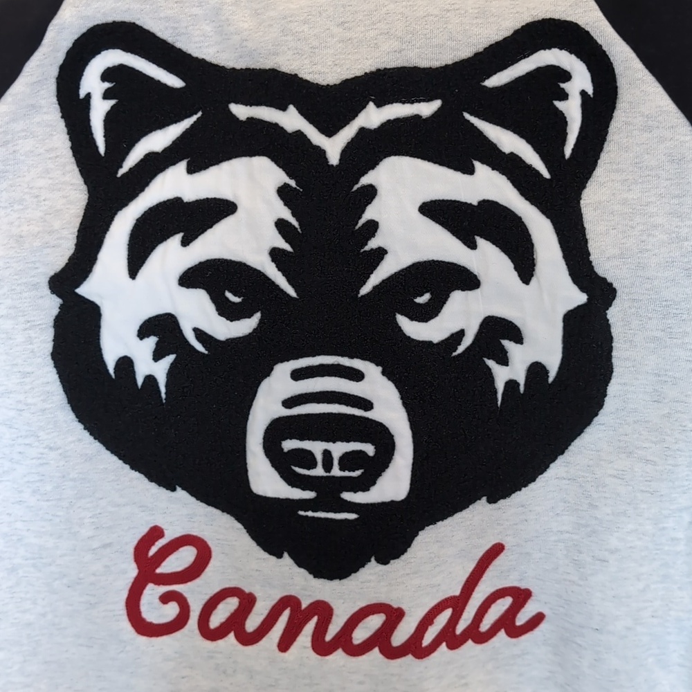 Hudson's Bay, Strong And Free Team Canada Womens White /Black Jacket.XL - Picture 8 of 16